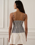 Navy/Ivory