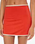 Fiery Red/Off White