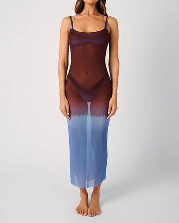 [Maroon/Blue Jean] - Model