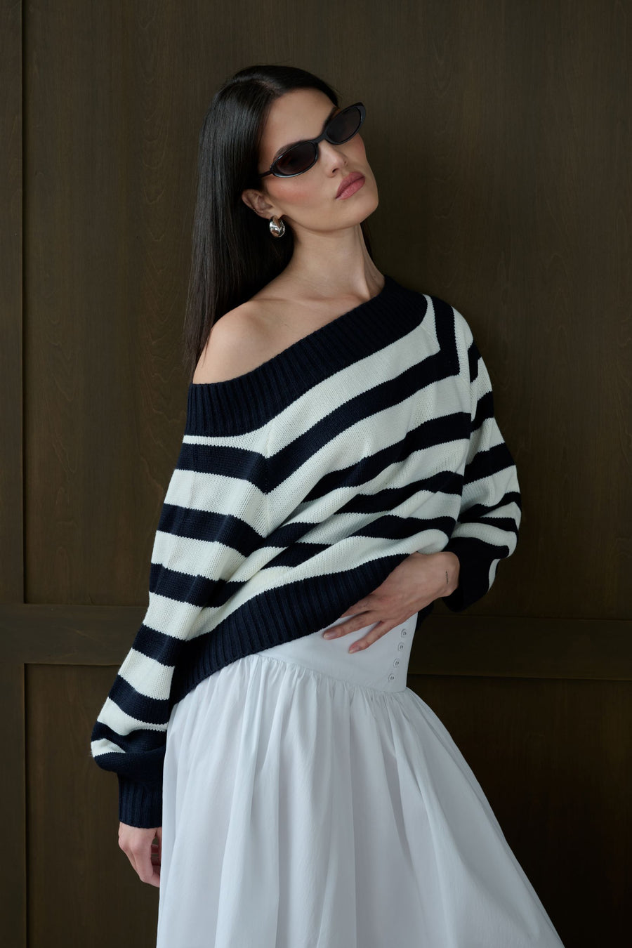 Navy/White