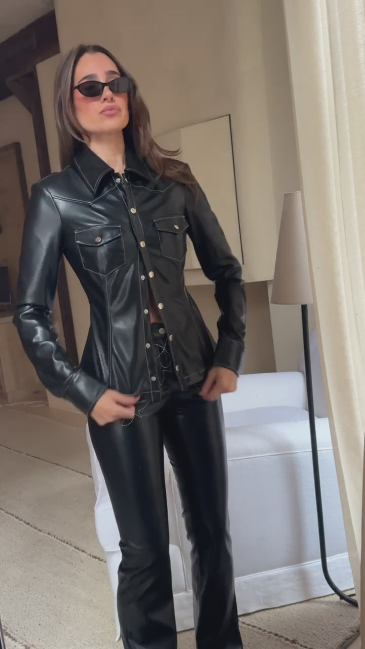 Western Button Up Top