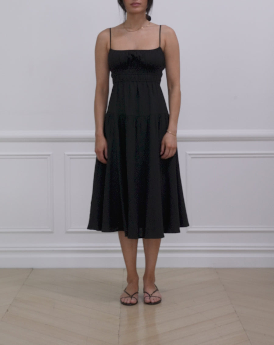 Scrunchie Midi Dress