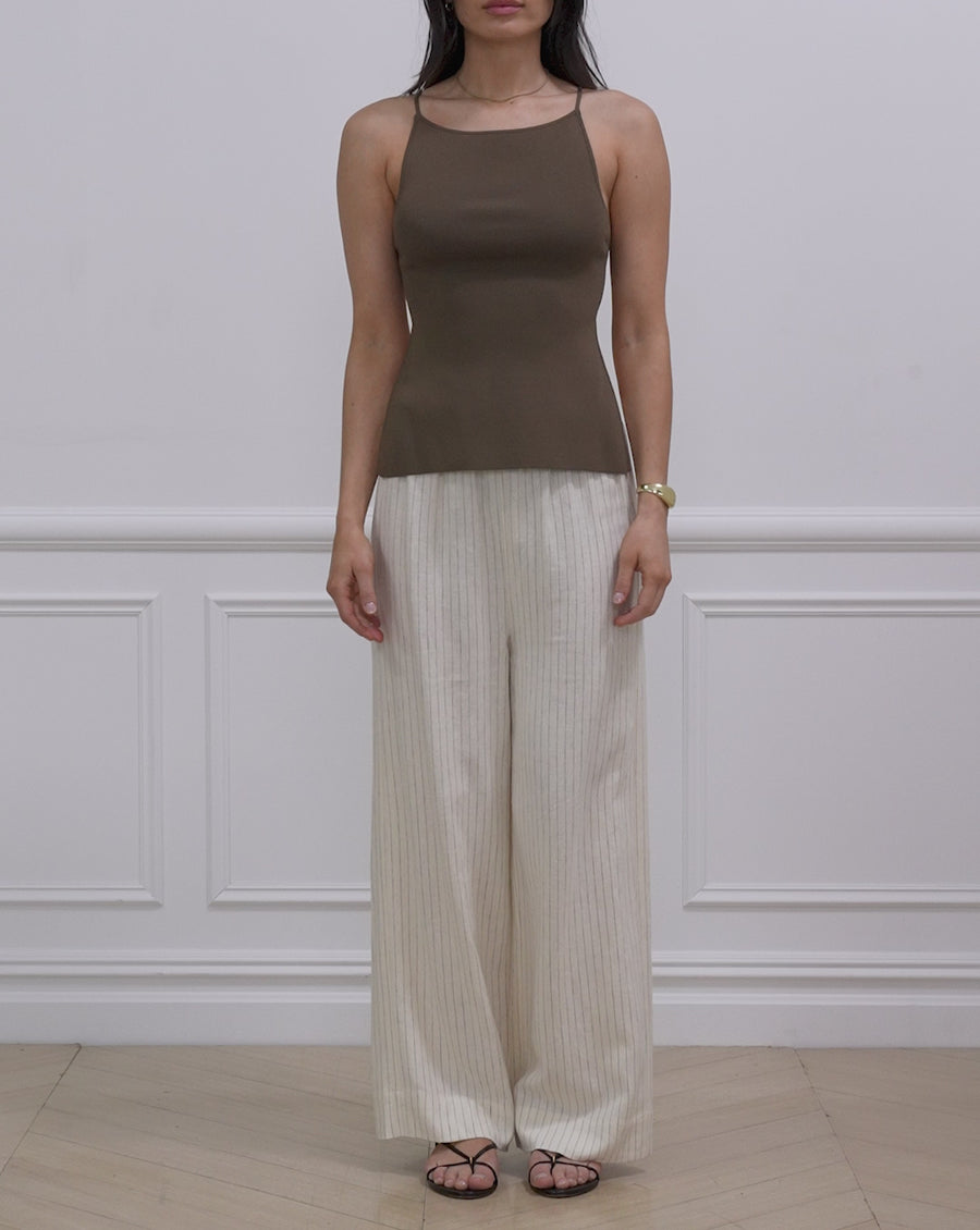 High Straight Neck Top