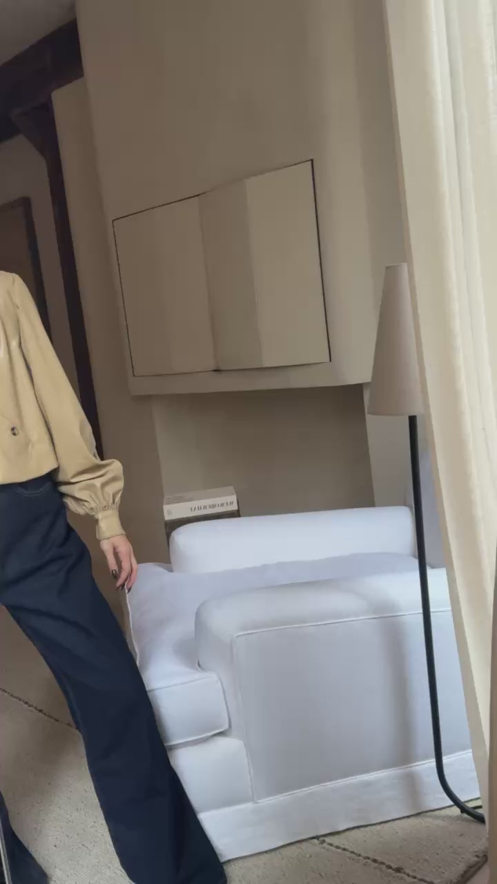 Mock Neck Balloon Sleeve Jacket