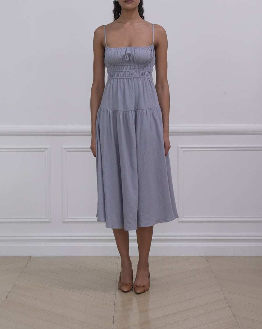 Scrunchie Midi Dress